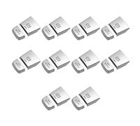 NIEI 10X ABS Cromo Elettronico Freno a Mano Pulsante P Copertura Decorazione per F10 F07 F01 X3 F25 X4 F26 F11 F06 X5 F15 X6 F16 Accessori Auto