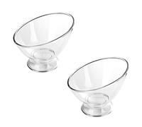 NIEI 2 Pcs Trasparente Supporto per Capsule di Caffè Contenitore di Plastica per Capsule di Caffè Supporto per Crema di Stoccaggio Caffè Insalatiera di