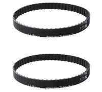 NIEI 2 pezzi 10 mm larga 5,08 mm passo 60 denti 60 T sincro cinghia nera 120 XL