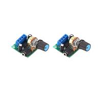 NIEI 2 X LM386 Super Mini Amplificatore, 3 V-12 V, 0,5 W-10 W, consumo energetico ridotto, per altoparlante sistema audio fai da te