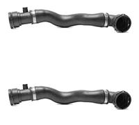 NIEI 2 x Tubo di raffreddamento superiore del radiatore con vite di spurgo per E39 525I 528I 530I 1999-2003 11531705223