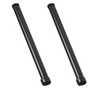 NIEI 2 x Tubo estensibile per doccia nero da 30 cm - Miscelatore in per bagno