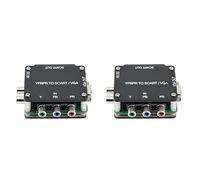 NIEI 2X A RGBS YPBPR a SCART YPBPR VGA Component Transcoder Converter Console di , RGBS a Componente Differenza di Colore
