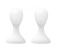 NIEI 2X Lady Testa Parrucca In Plastica Alta Testa Modello Femminile