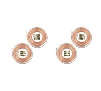 NIEI 4 confezioni Kit tubo linea freno nichel rame 25 piedi 3/16 pollici OD + 60 dadi di montaggio