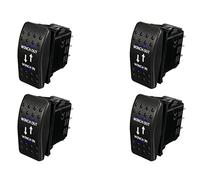 NIEI 4X 12V 20A Winch in Winch Out Interruttore Oscillante ON-OFF-ON 7 Pin LED Blu