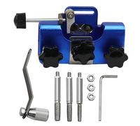 NIEI Affilacatena portatile, azionato manualmente, set di tendicatena, strumento di rettifica veloce, facile da usare, blu+