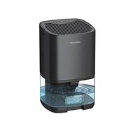 NIEI Deumidificatore e Purificatore D'Aria 2 in 1 per la Camera per la Cucina, Assorbitori Umidità Mute Asciugatrice-Aria Nero Spina UE