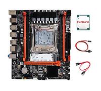 NIEI Scheda Madre X99H+CPU E5 2666 V3+ Switch+Kit Cavi SATA LGA2011-V3 Slot RAM DDR3X4 M.2 NVME PCI-E 3.0 X16 SATA3.0