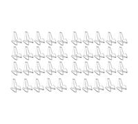 NIEI Staffe di esposizione di monete in acrilico trasparente 40 pezzi Supporto per Capsula di di Sfida Commemorativa di Carta di Mensola Cavalletto Piccolo