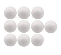 Niejgay 10 Pezzi Palline Polistirolo Decorazione Natalizia Feste Modellismo Artigianale Sfera in Polistirolo Espanso 10Cm
