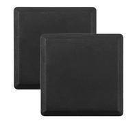 Niejgay 80mm X 80mm Tappi in Plastica Quadrati Tubo per Tubi Inserti Terminali 2 Pezzi