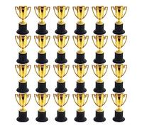 Niejgay Confezione da 24 Coppe Trofeo in Plastica Gold Award per, Premi, Sport, Concorsi