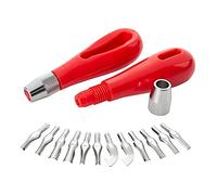 Niejgay Set di Formine per Linoleum, 2 Set di Formine per Linoleum Artigianali con 6 Lame Assortite per Taglio e Lavorazione di Linoleum, Intagli, Fai-Da-Te