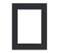 nielsen Conservation Passepartout 2,2 mm, formato esterno 30x40 cm per immagini DIN A4, nero liscio