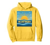 Nient'altro Che i cieli Blu - Sunny Optimism Felpa con Cappuccio, Unisex per Adulti, Limone, L