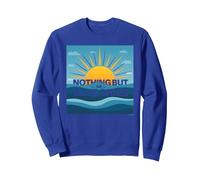 Nient'altro Che i cieli Blu - Sunny Optimism Felpa, Unisex per Adulti, Blu Reale, XL