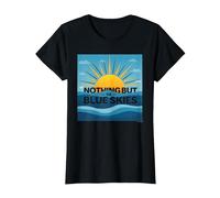 Nient'altro Che i cieli Blu - Sunny Optimism Maglietta, Donna, Nero, S