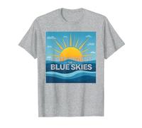 Nient'altro Che i cieli Blu - Sunny Optimism Maglietta, Uomo, Grigio Melange, M