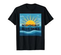 Nient'altro Che i cieli Blu - Sunny Optimism Maglietta, Uomo, Nero, 5XL