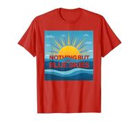 Nient'altro Che i cieli Blu - Sunny Optimism Maglietta, Uomo, Rosso, L