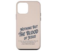 Nient'altro che il sangue di Gesù in Lui abbiamo redenzione Custodia per iPhone 12 mini