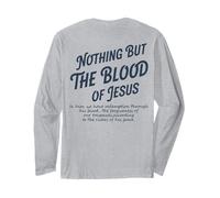 Nient'altro Che Il Sangue di Gesù in Lui Abbiamo redenzione Maglia a Manica