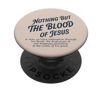 Nient'altro che il sangue di Gesù in Lui abbiamo redenzione PopSockets PopGrip Adesivo