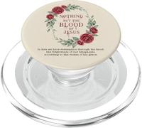 Nient'altro che il sangue di Gesù Inno cristiano Adorazione Fede PopSockets PopGrip per MagSafe