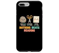 Niente batte il libro di lettura divertente Bookworm Reader Bibliotecario Custodia per iPhone 7 Plus/8 Plus