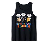 Niente batte la Lettura di Una Divertente Grafica per Amanti dei Libri Canotta