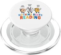 Niente batte la lettura di una divertente grafica per amanti dei libri PopSockets PopGrip per MagSafe
