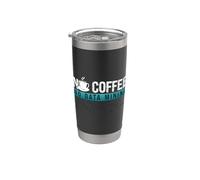 Niente caffè Nessun programmatore di scienza dei dati Coffee Lover Data Miner Bicchiere termico in acciaio inox doppia parete