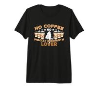 Niente caffè, Niente Animali con Il Tronco, Amante del caffè, Woolly Mammoth Maglietta Premium