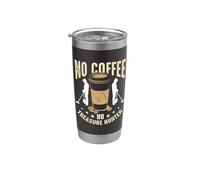 Niente caffè Niente Metal Detection Amante del caffè Treasure Hunter Bicchiere termico in acciaio inox doppia parete