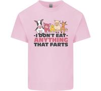 Niente Che Farts Divertente per Vegani Vegetariano T-Shirt Ragazzi Ragazze