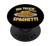 Niente chiacchiere prima dello Spaghetti Pasta Party PopSockets PopGrip Adesivo