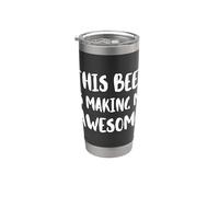 Niente come una bella birra fredda dopo un bel drink di birra fredda Bicchiere termico in acciaio inox doppia parete
