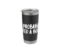 Niente come una bella birra fredda dopo un bel drink di birra fredda Bicchiere termico in acciaio inox doppia parete