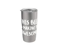 Niente come una bella birra fredda dopo un bel drink di birra fredda Bicchiere termico in acciaio inox doppia parete