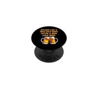 Niente come una bella birra fredda dopo un bel drink di birra fredda PopSockets PopGrip Adesivo