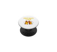 Niente come una bella birra fredda dopo un bel drink di birra fredda PopSockets PopGrip Adesivo