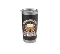 Niente come una bella birra fredda dopo una bella birra fredda Bicchiere termico in acciaio inox doppia parete
