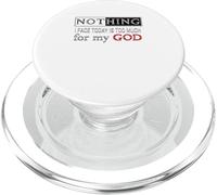 Niente di ciò che affronto oggi è troppo per il mio Dio PopSockets PopGrip per MagSafe