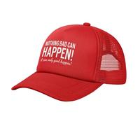 Niente di male può accadere, può accadere solo il bene. Cappelli regolabil