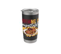 Niente è Impastabile Polpette di pasta di polpette di cuoco italiano Bicchiere termico in acciaio inox doppia parete