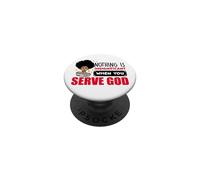 Niente è insignificante quando servi Dio Cristiano Gesù PopSockets PopGrip Adesivo