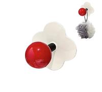 Niente ganci per trapano - Stick a forma di fiori adesiva forte su un gancio per appesa a parete, appendiabiti decorativi colorati con design impermeabile, portavalo per asciugamani per la casa uso ba