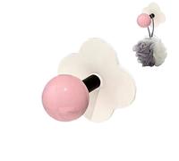 Niente ganci per trapano - Stick a forma di fiori adesiva forte su un gancio per appesa a parete, appendiabiti decorativi colorati con design impermeabile, portavalo per asciugamani per la casa uso ba
