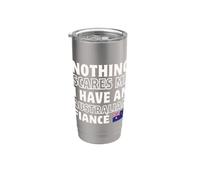 Niente mi spaventa avere il fidanzamento della fidanzata australiana Bicchiere termico in acciaio inox doppia parete